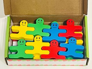 Juego de construcción de madera