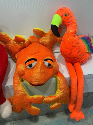 Lote de peluches: Panda, Stitch y Oso