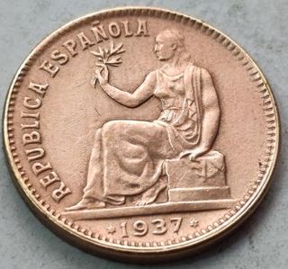 Lote 3 Monedas 1937 República Española MBC