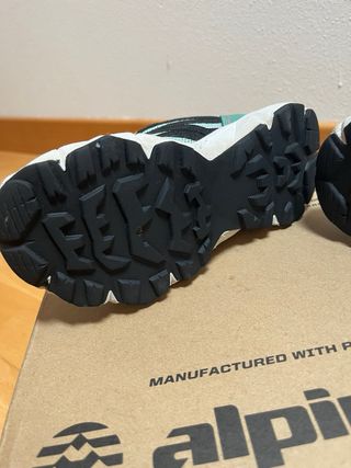 Scarpe Alpina Bambino Nero/Verde Acqua taglia 28