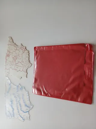 Mapa Escolar España Transparente Ríos