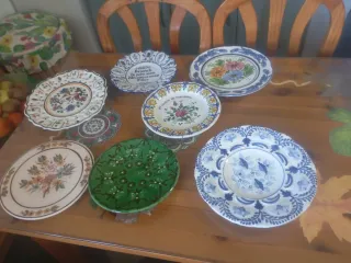 Platos de porcelana de decoración