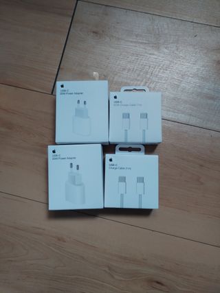 Cargadores Apple Iphone .15-16-17. 2 cables c a c