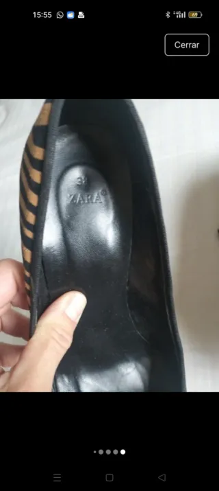 Zapatos tacón Zara Talla 38