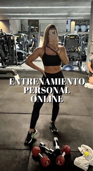 Entrenadora personal online (en directo)