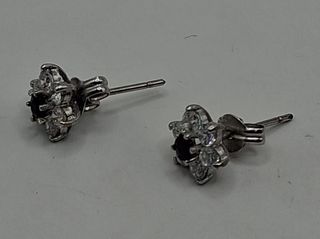 Pendientes OB Flor Oro 18k 1.15gr Ref G-272