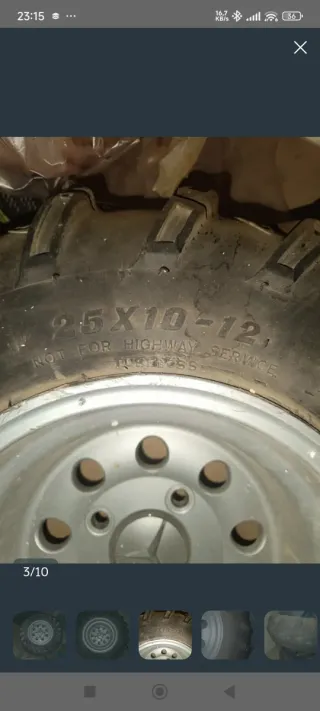 Ruedas ATV 25x10-12