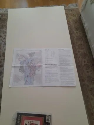 Instrucciones cuadro Punto de cruz