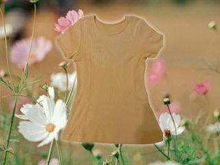 Camiseta naranja de manga corta