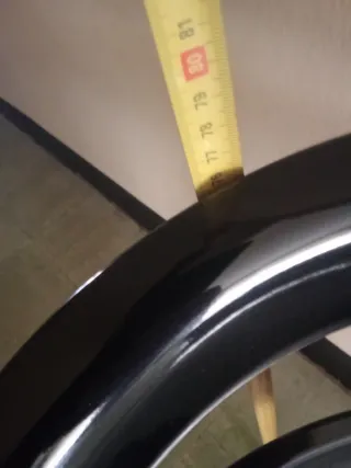 Silla de Bar Negra y Plateada