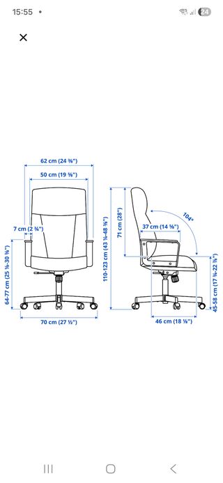 Silla oficina/hogar beige ergonómica
