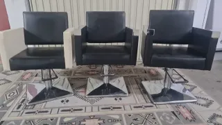 Sillones de peluquería o barbero con elevador .3 u