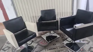 Sillones de peluquería o barbero con elevador .3 u