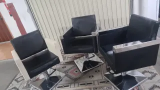 Sillones de peluquería o barbero con elevador .3 u