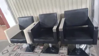 Sillones de peluquería o barbero con elevador .3 u
