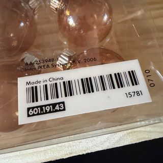 Bolas Navidad Ikea 2006 Descatalogadas