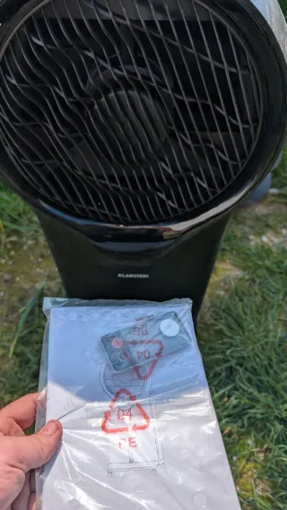 Ventilador Humidificador Klarstein Negro