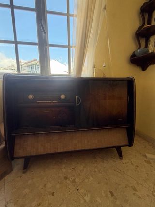 Mueble Tocadiscos Vintage