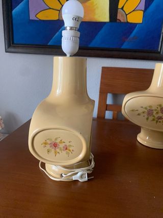 Lámparas Retro Vintage Florales (2 unidades)