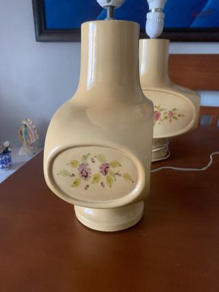 Lámparas Retro Vintage Florales (2 unidades)