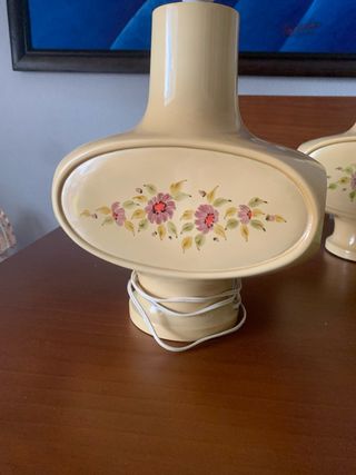 Lámparas Retro Vintage Florales (2 unidades)
