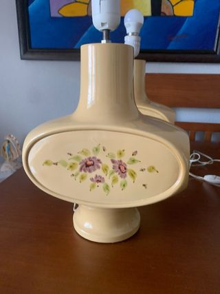 Lámparas Retro Vintage Florales (2 unidades)