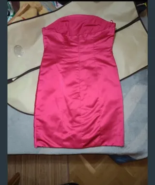 Vestido fiesta rosa talla 44