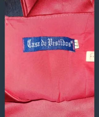 Vestido fiesta rosa talla 44