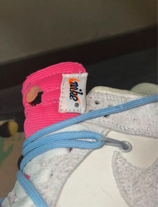 Nike Dunk Low x Off-White Lot 1 Gris/Rosa