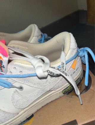 Nike Dunk Low x Off-White Lot 1 Gris/Rosa