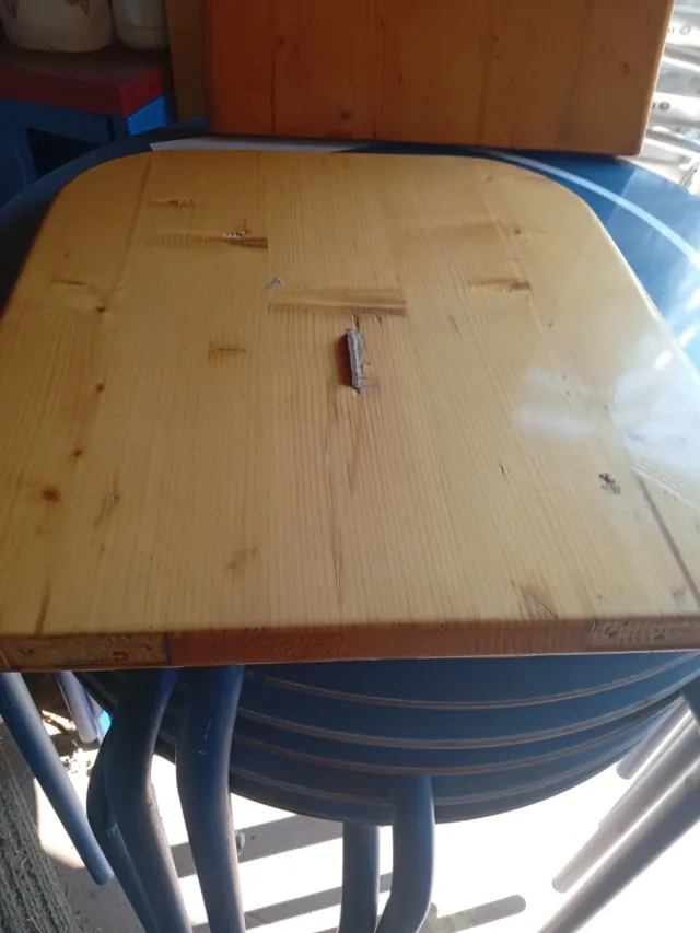 Mesas auxiliares de madera