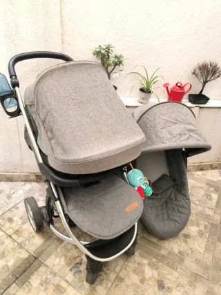 Carrito para bebé + capazo Kikkaboo