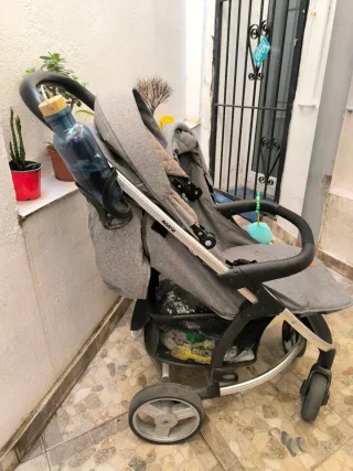 Carrito para bebé + capazo Kikkaboo