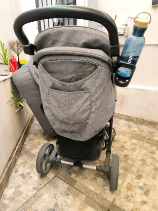 Carrito para bebé + capazo Kikkaboo
