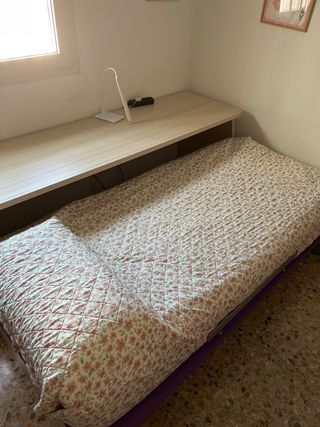 Cama nido con escritorio y cajones