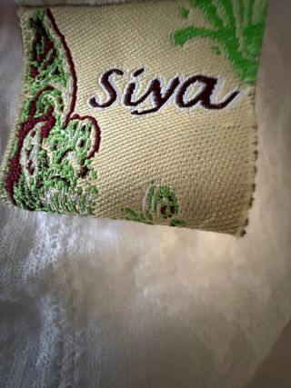 Maxi Dress SIYA Boho Chic Ricami Pomponi