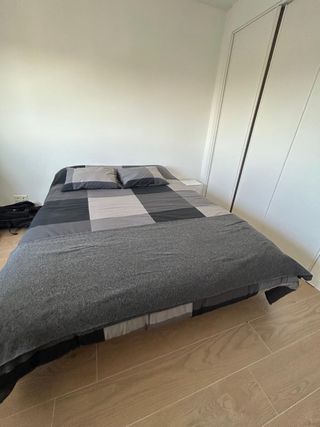 Cama 160x200cm: Somier, Colchón, Topper y mesita