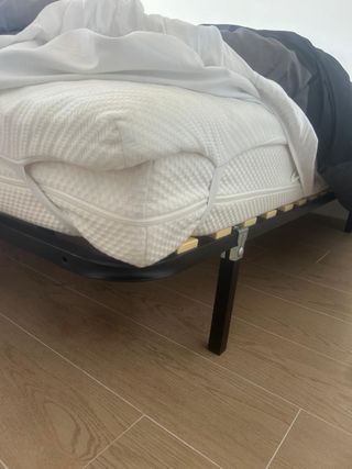 Cama 160x200cm: Somier, Colchón, Topper y mesita