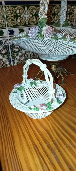 Cestas de cerámica hechas a mano