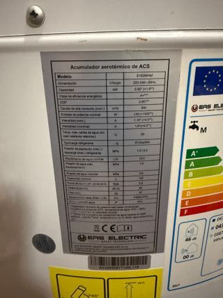 Acumulador Aerotérmico ACS EAS ELECTRIC