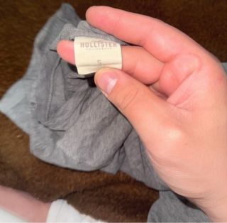 Camiseta Hollister Gris