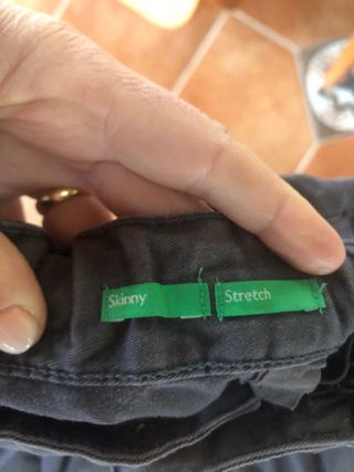 Pantaloni bimbo grigi