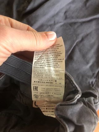 Pantaloni bimbo grigi