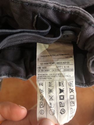 Pantaloni bimbo grigi