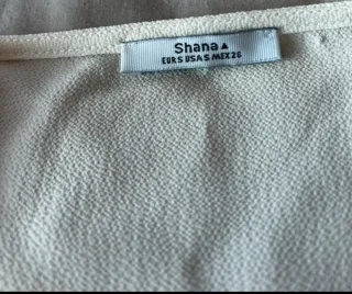 Blusa blanca escote cruzado