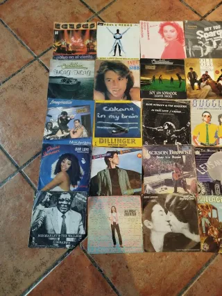 Lote Vinilos 33 RPM Pop Rock Nacional e Internacio