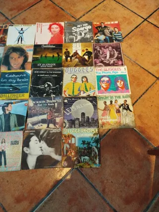 Lote Vinilos 33 RPM Pop Rock Nacional e Internacio