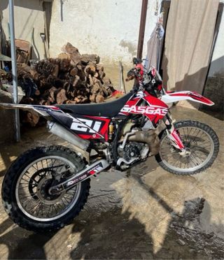 Gas Gas Enduro/Motocross Roja y Blanca