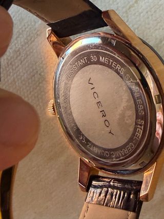 Reloj Viceroy Cerámica Marrón y Dorado