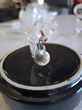 Figurita Gallo Cristal Swarovski